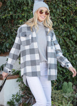 Load image into Gallery viewer, Plaid Shirt Jacket
