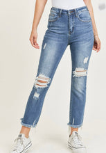 Load image into Gallery viewer, Risen Chloe Vintage Ankle Straight Leg Jeans
