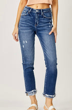 Load image into Gallery viewer, Sage Risen Cuffed Jeans
