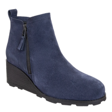 Load image into Gallery viewer, OTBT - STORY in NAVY Wedge Ankle Boots
